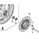 Frein - Disque - Vis de fixation - Origine HONDA 90106-MBB-000