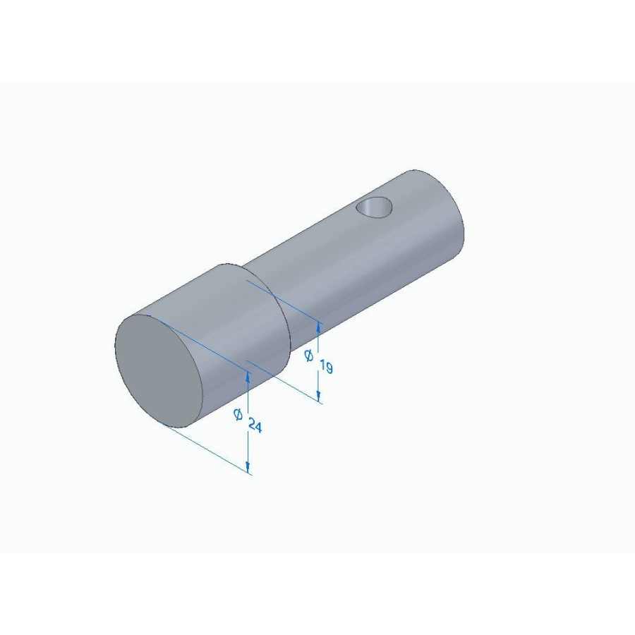 Bequille - roue avant - JMP - Adaptateur de fourche - 24 mm 99701-2...