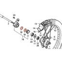 Roue avant - Rondelle entraineur de compteur - (x1) 44809-402-000