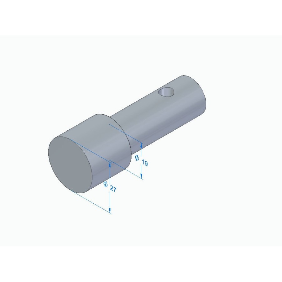 Bequille - roue avant - JMP - Adaptateur de fourche - 27 mm 99701-2...