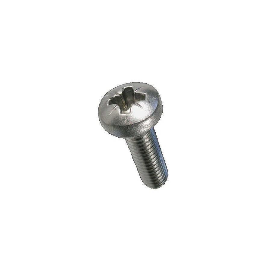 Moteur - Vis M6 x30 mm - (x1) - Cruciforme - bombée 93501-060-300