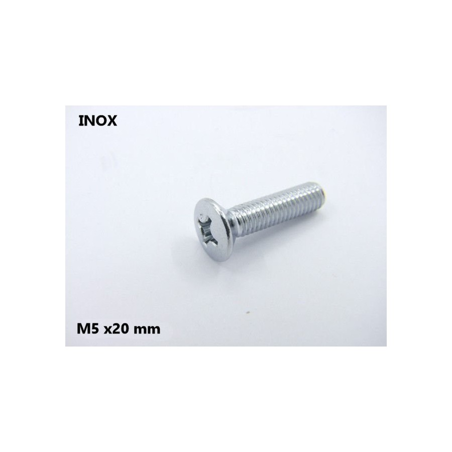 Vis INOX - Cruciforme PZ - Tete Bombée - (x1) - M5 x20mm  93700-050...