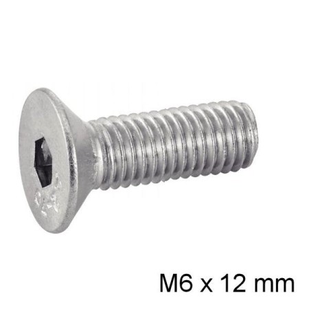 Vis - M6 x12 - BTR - Fraisee - DIN 7991 - Inox 03174-060-012