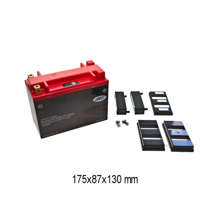 Batterie - 12v - Lithium - JMT - HJTX20H-FP - 520A - 175x87x130mm 0...