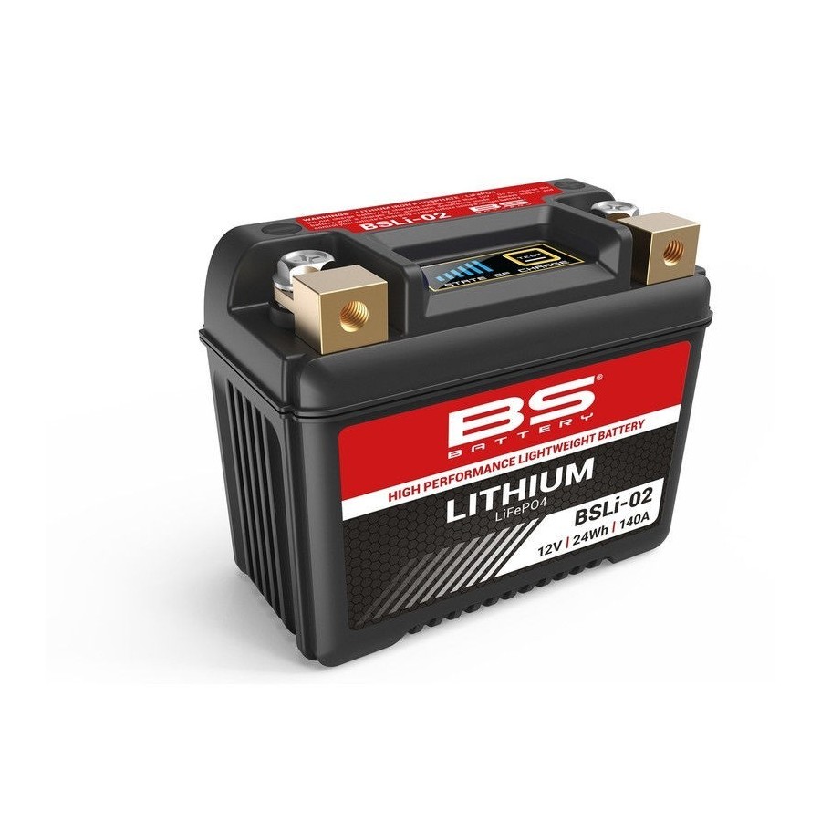 Batterie - 12v - Lithium - BSLi-02 - 107x56x85 - (YTX5 - ...) 00907...