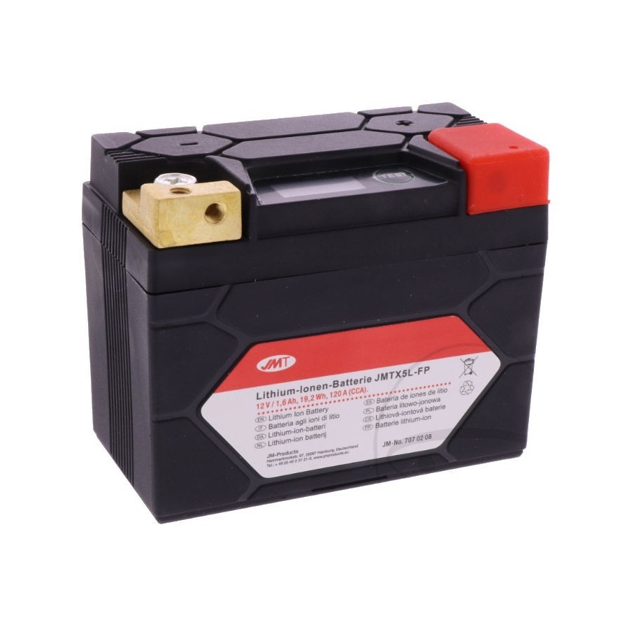 Batterie - 12v - JMTX5L-FP - Lithium - 107x56x85 00907-070-208