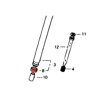 Fourche - Bague inferieure de glissement (x1) - Fourche - ø 37 mm 5...