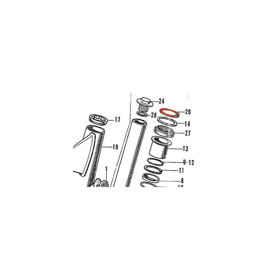 Fourche - Circlips 50mm  94521-500-000