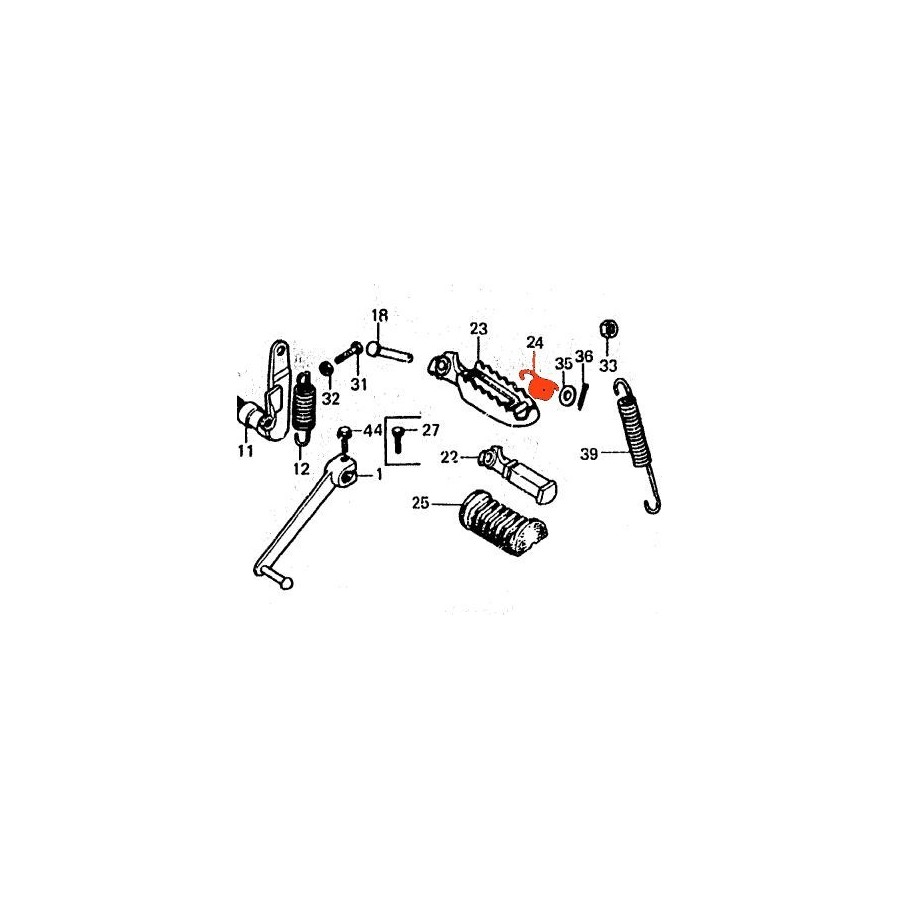 Cale Pied - Ressort Droit 50617-KF9-900