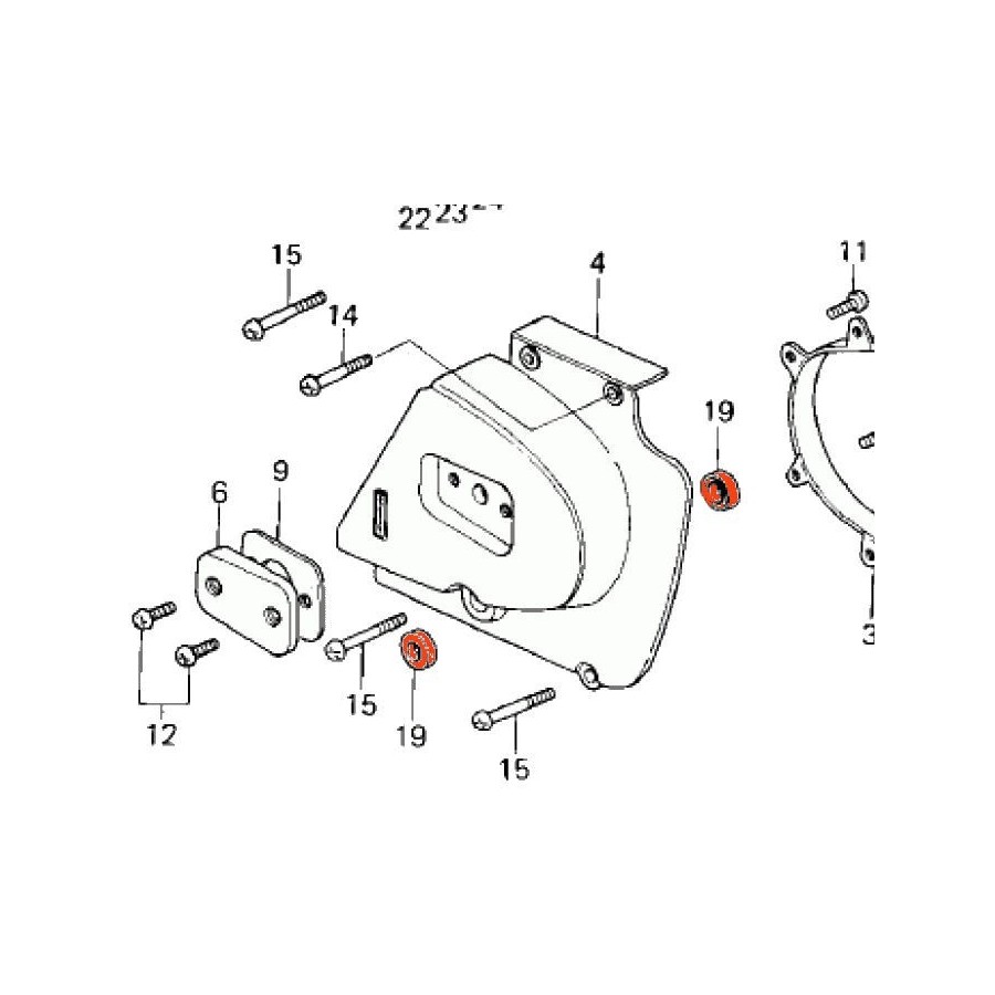 Moteur - Joint Spy - Selecteur de vitesse - 92051-005 91208-401-010