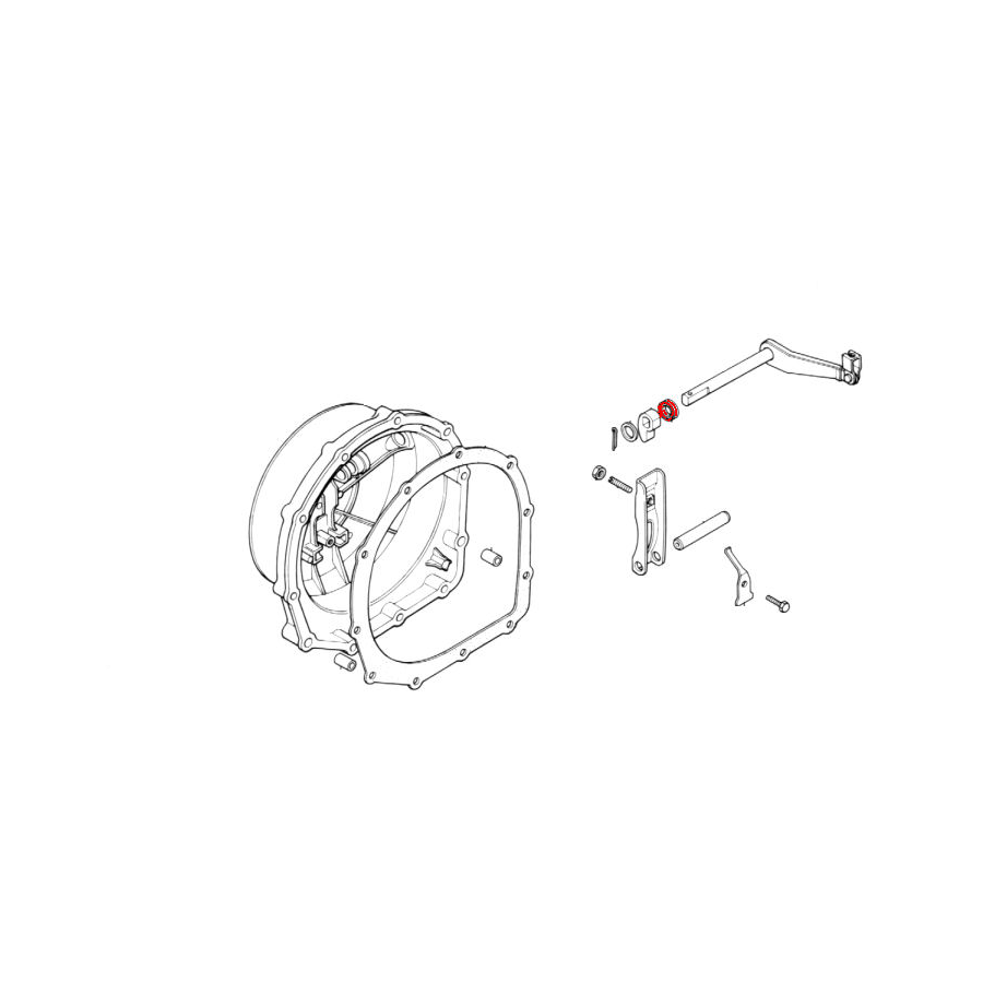 Moteur - Joint spy - Axe selecteur - fourchette embrayage - 10x16x4...