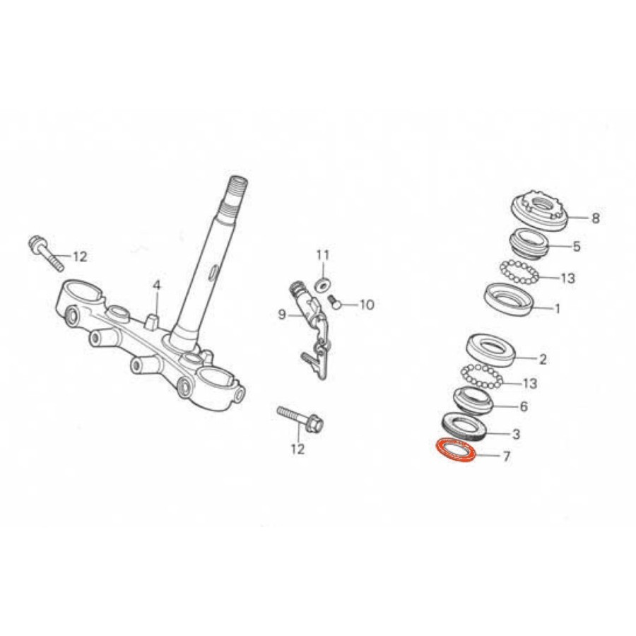 Fourche - Direction - Rondelle  53215-250-000