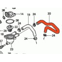 Circuit d'eau - Raccord - Arriere - VT750C (RC44) 19109-MBA-000