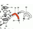 Circuit d'eau - Raccord - Avant - VT750C (RC44) 19108-MBA-000