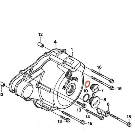 Moteur - Joint torique - Pompe a huile - ..... - ø 13.80 x2.50 - (x...