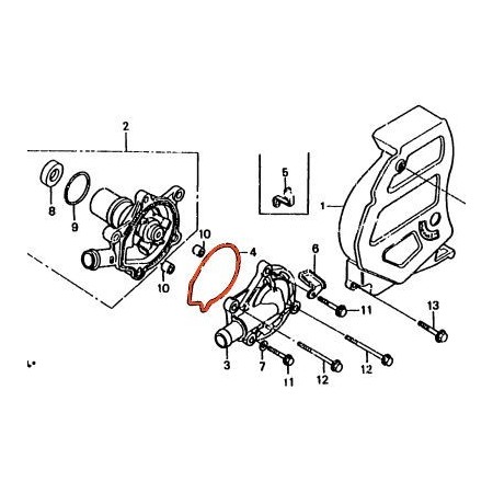 Joint de pompe eau - XL600V - XRV750 - VT600 19226-MM9-000