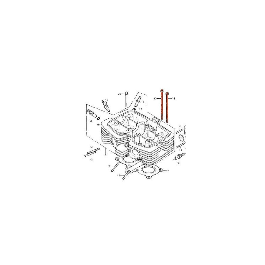 Moteur - Vis de serrage - M6 x134cm  90048-399-000