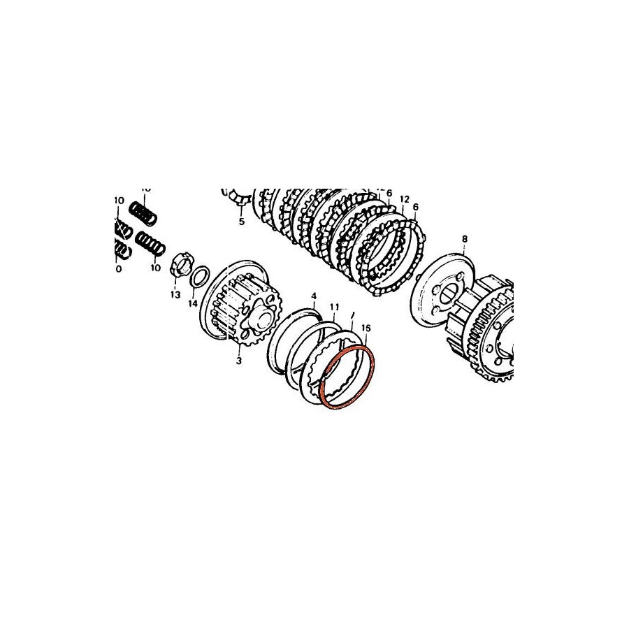 Embrayage - Circlips 94mm 90609-413-000