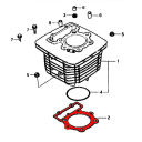 Moteur - Joint d'embase - XL500  12191-429-000