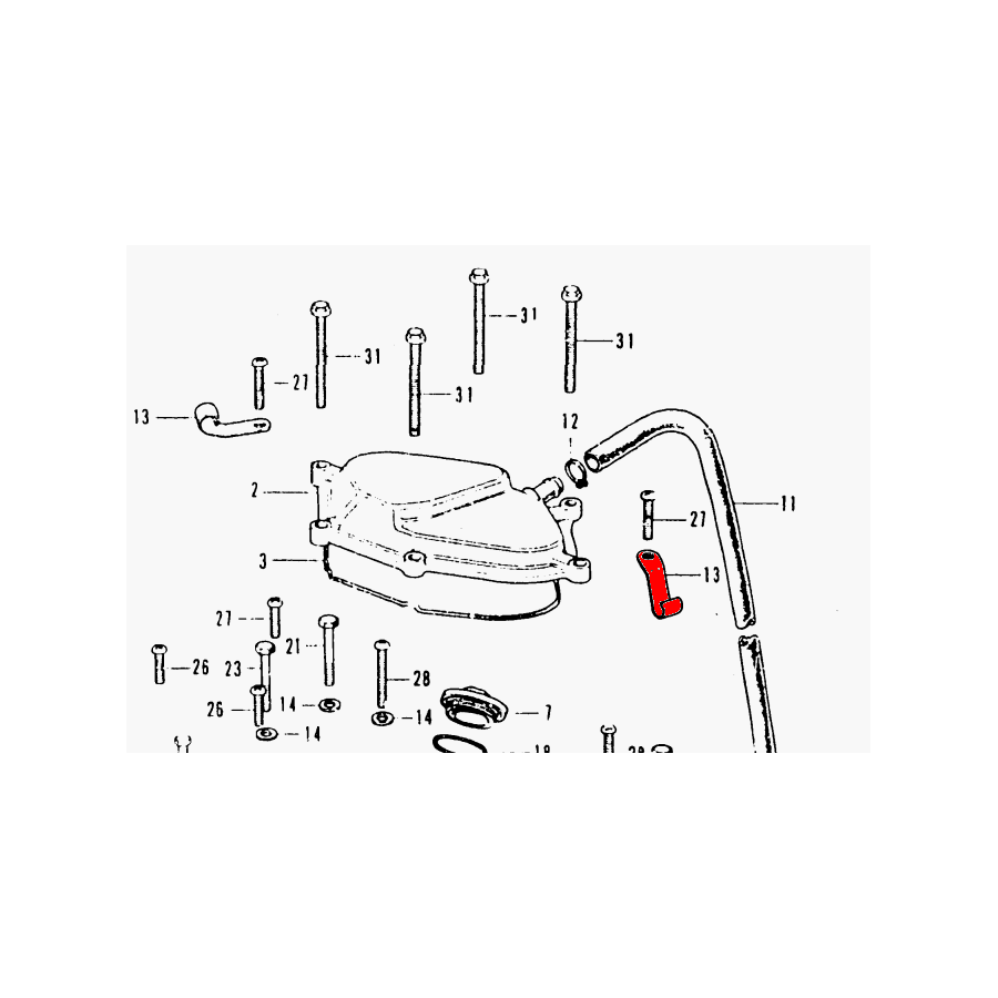 Support de cable de bobine 32906-028-000