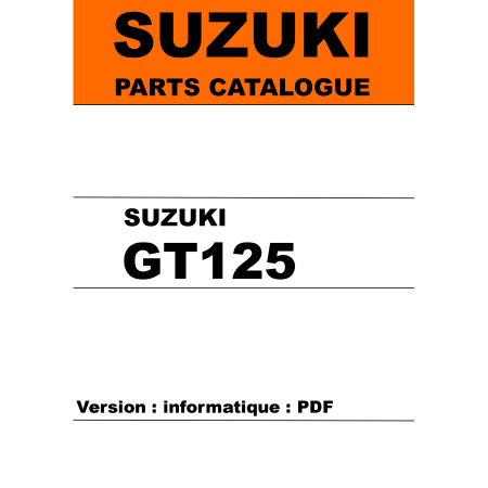 Part List ( liste de piece ) - GT125 - Version PDF PList-GT125-PDF