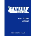 Liste de pieces - Parts List - XT500  1978 - Version informatique - Format PDF