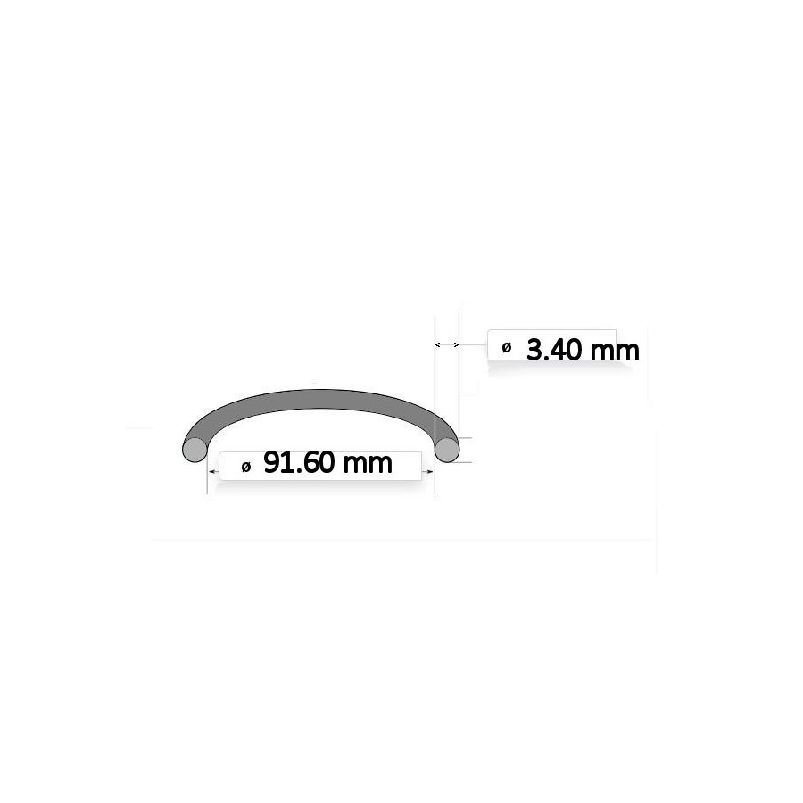 Joint Torique - ø 91.60 x3.40mm - ( moteur - filtre a huile - 92055...