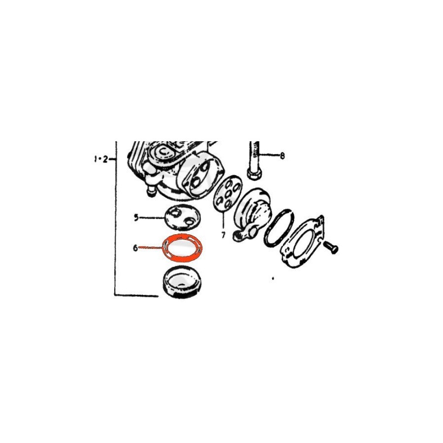 Robinet essence - joint torique - 44346-31050 01168-032-000