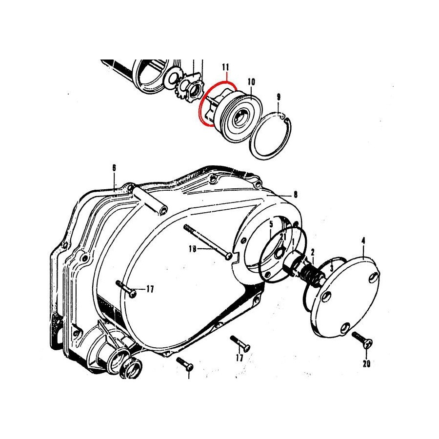 Moteur - Epurateur - Filtre a huile - joint torique - 41.00 x2.00 m...