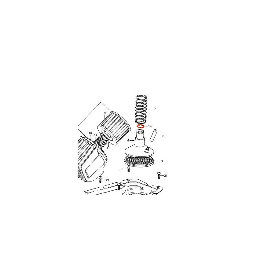 Moteur - joint torique - Crepine, Durite - .... - ø 15.00 x2.50mm -...