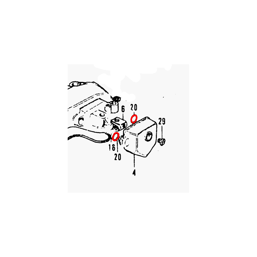 Cache culbuteur - joint torique - ø 6.00 x3.00 mm - (x1) 91319-323-000