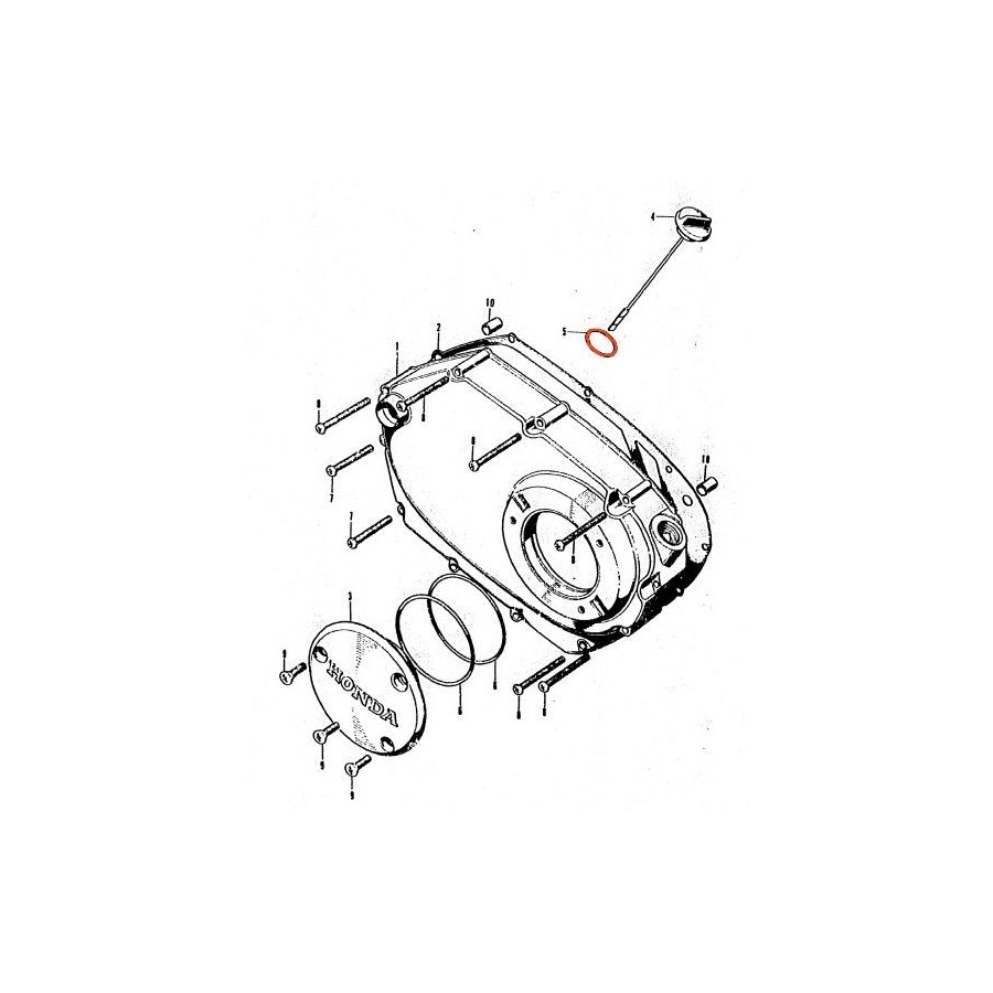 Moteur - Joint Torique - (x1) - 27.50 mm 91302-001-710