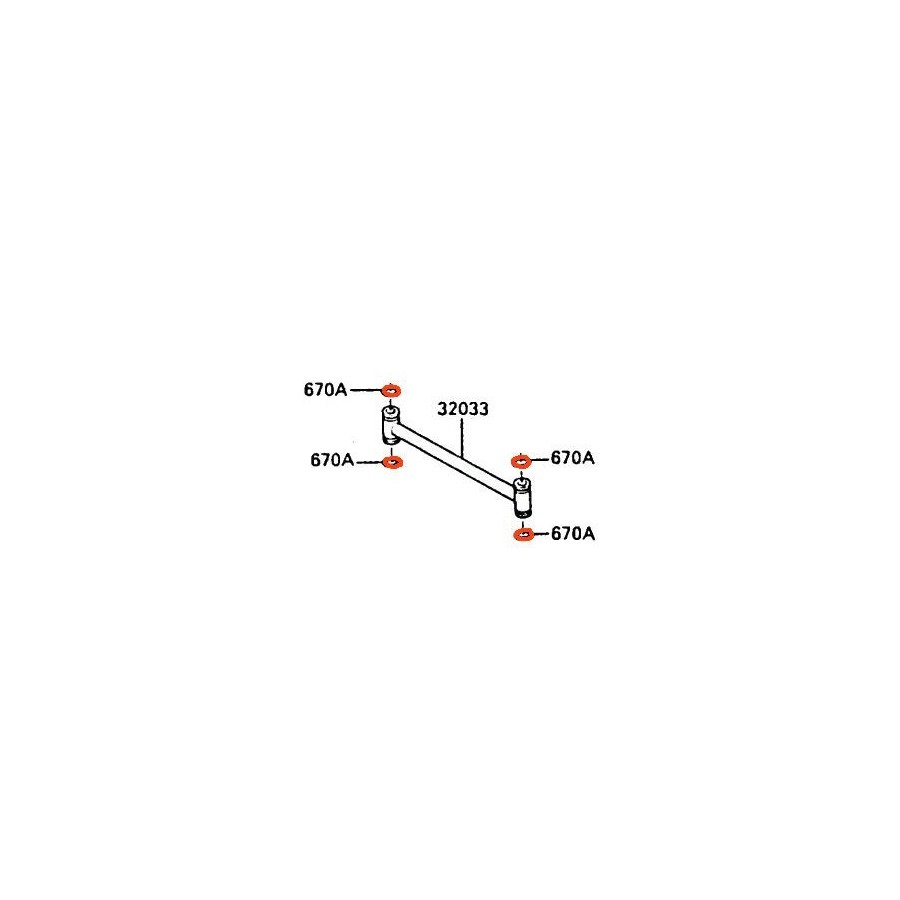 Moteur - Joint torique - (x1) - 670D-2016 - ø15.50 x2.30 mm 01130-1...