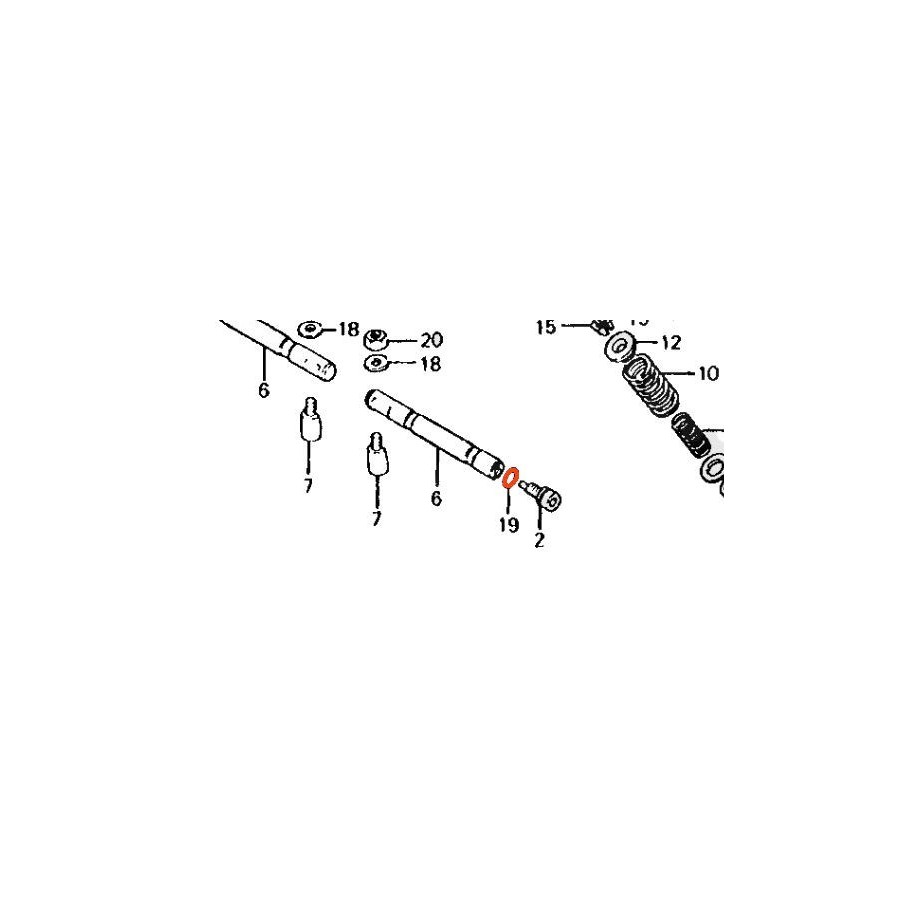 Moteur - Soupape - Joint - (x1) - ø9.0x1.6 - CB125K....CB650 91305-...