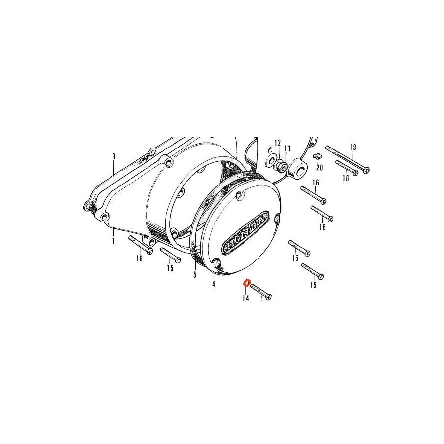 Moteur - joint torique - ø 5.00 x2.40 mm  91301-426-ADP