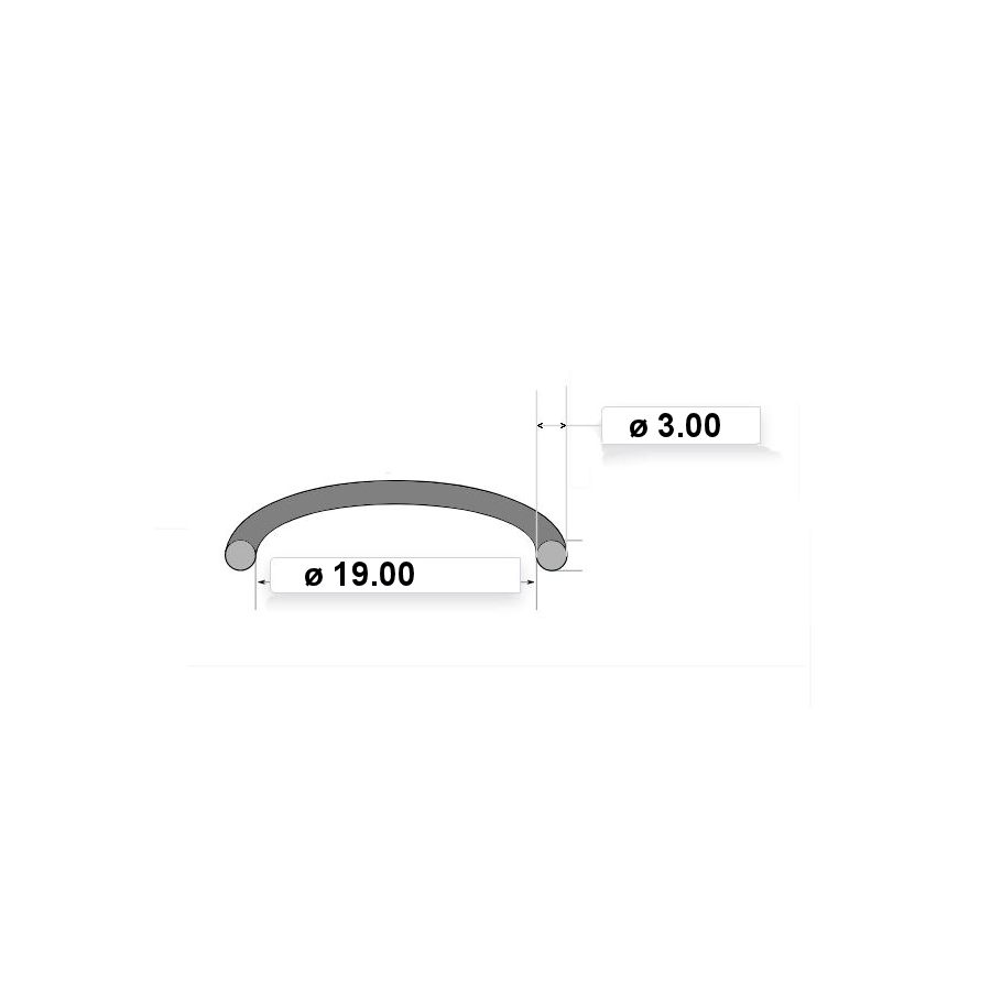 Moteur - Joint Torique - 19.00 x3.00 - Circuit d'eau 91312-KE7-003