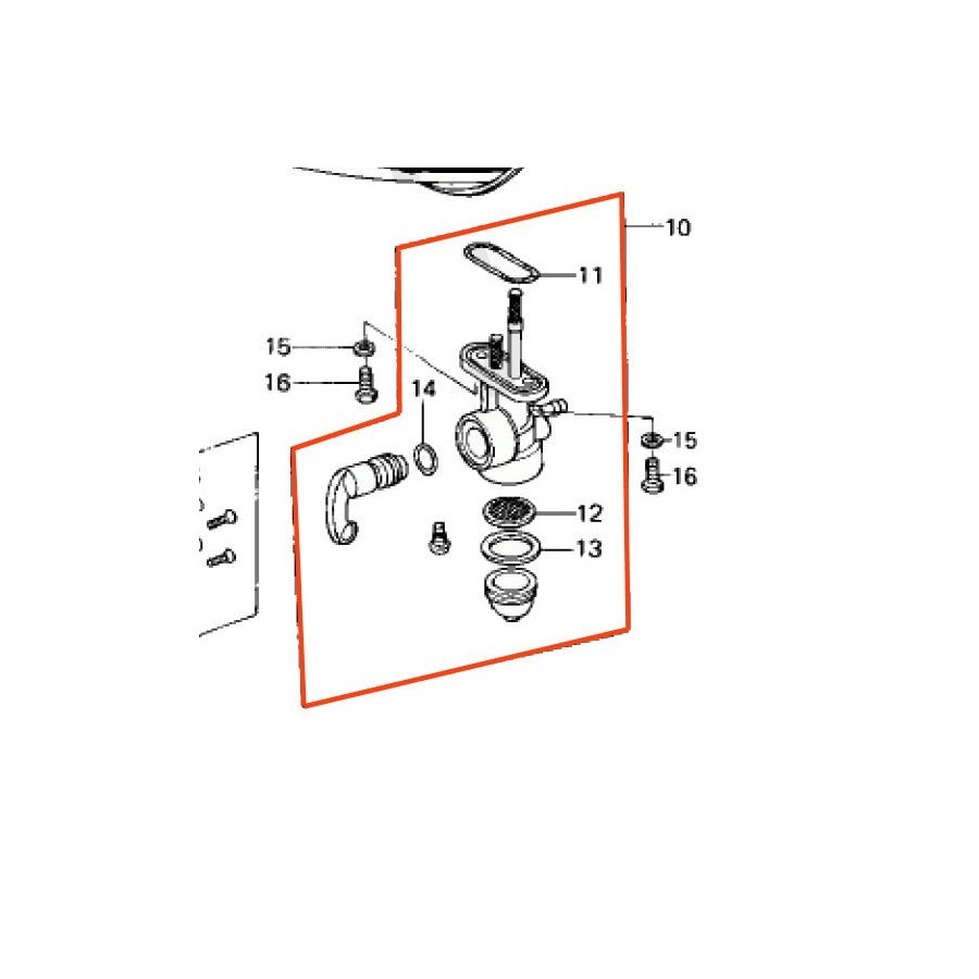 Robinet essence - Kawasaki - KZ650 - 51023-057 - Non Livrable 16950...