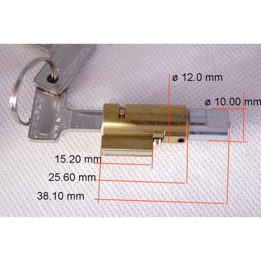 Verrou - Neiman - Antivol - blocage de direction - Cle rectangle + ...