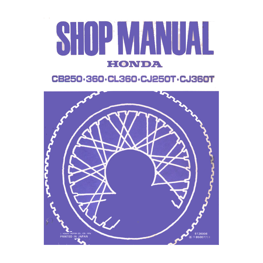 Manuel Atelier - CB250G, CB360G, CL360, CJ250, CJ360 - Version PDF ...