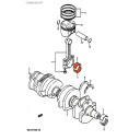 Moteur - Bielle - 1/2 coussinet "C" - (x1) - 121644-8B000-C0 26100-...