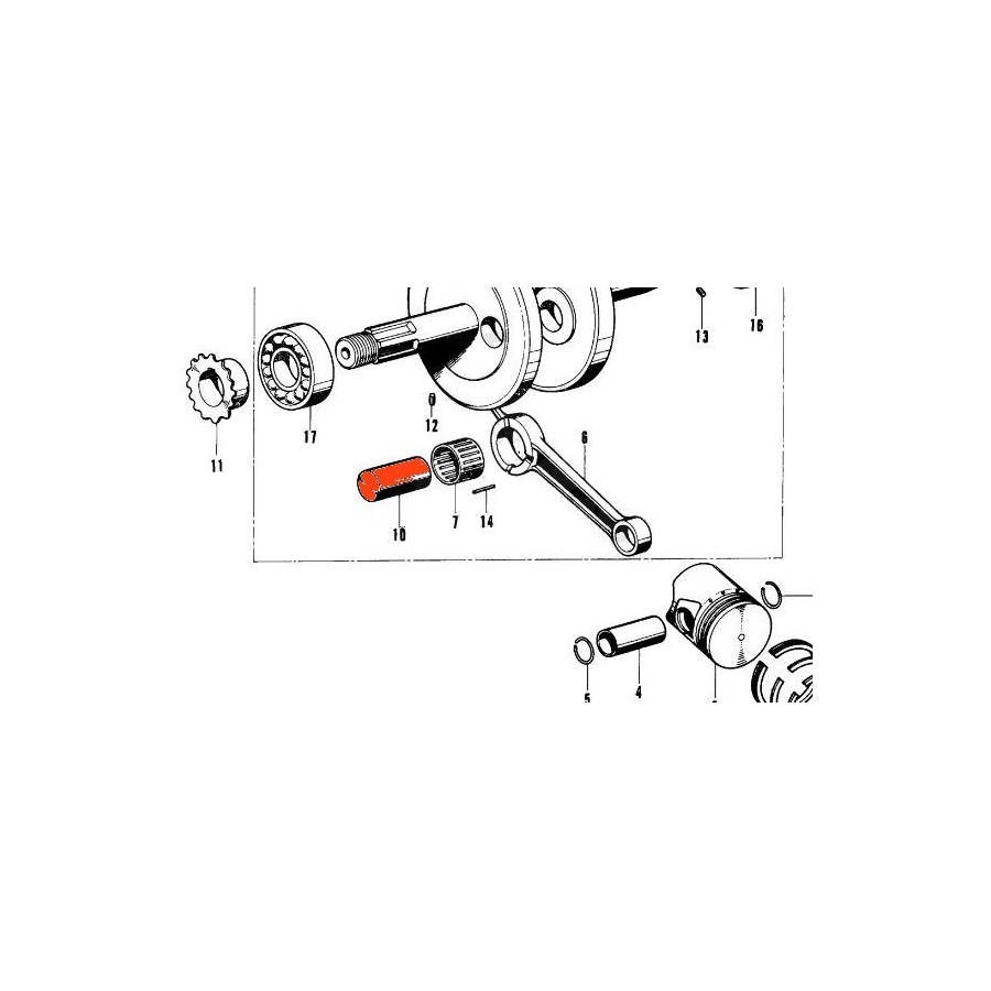 Moteur - Maneton de Bielle - PF50 13381-063-300