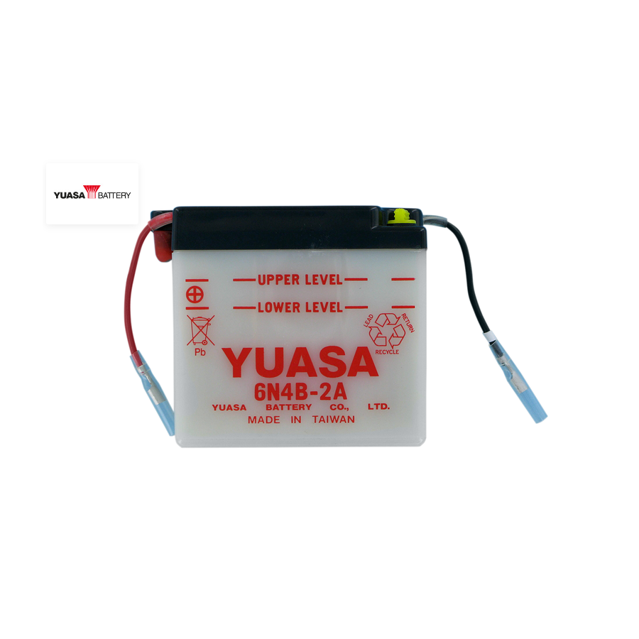 Batterie - 6V - 6N4B-2A - Acide - YUASA 00907-073-134