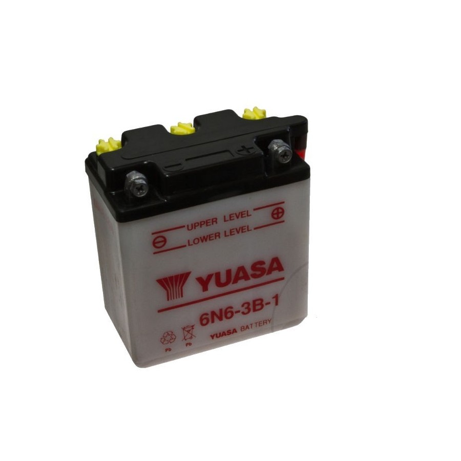 Batterie - Acide - 6V - 6N6-3B-1 - Yuasa - 00907-070-055