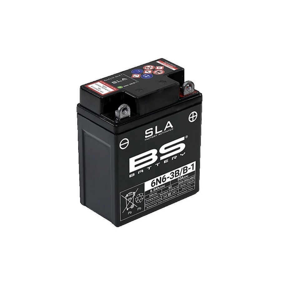 Batterie - GEL - 6Volt - BS-SLA - 6N6-3B-1 00907-070-056