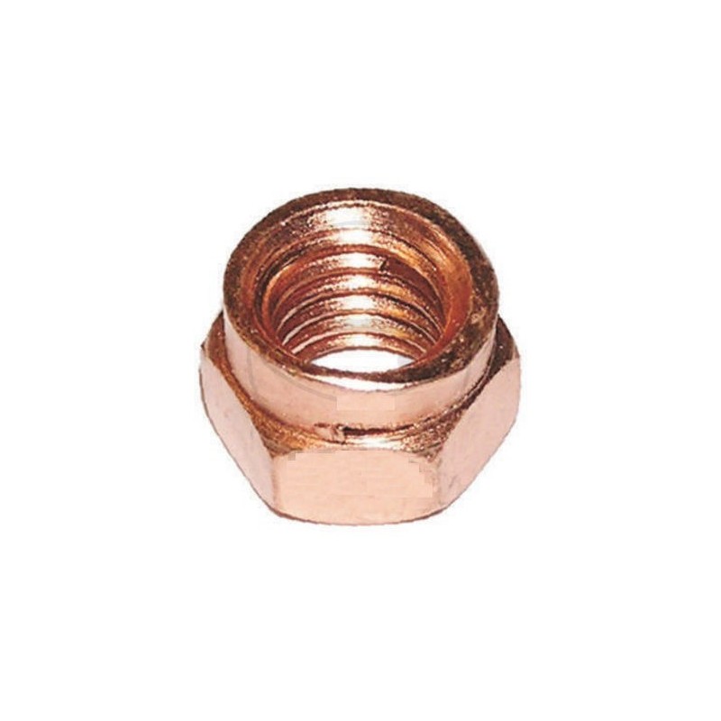 Service Moto Pieces|Echappement - M12 x1.75 - (x1) - Ecrou - Cuivre - Thermique - (Clef 17mm)|Vis de collecteur|0,70 €