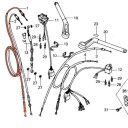 Cable - Accélérateur - Tirage A - cbx1000 17910-422-000