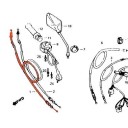 Cable - Accélérateur - Tirage A - cbx1000 17910-422-670