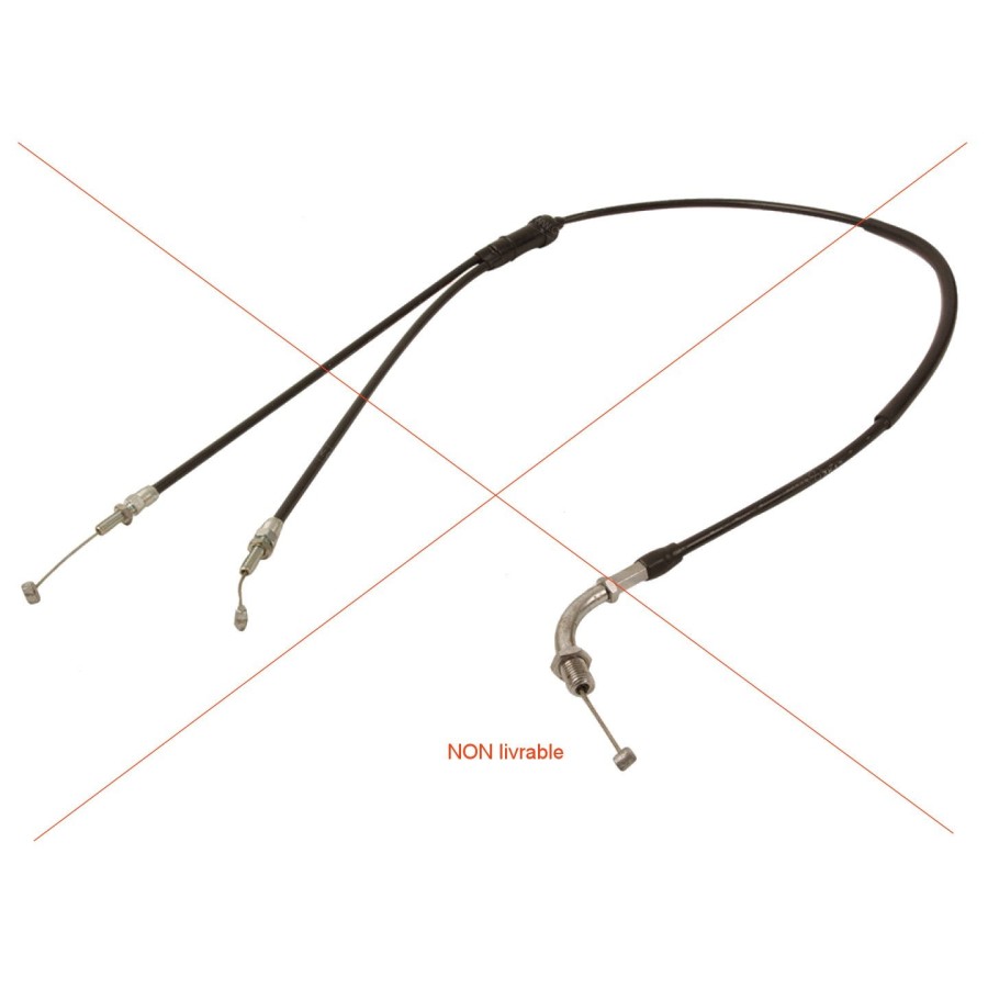 Cable - Accélérateur - Tirage - CB450K - CB500T - Noir 17910-375-000