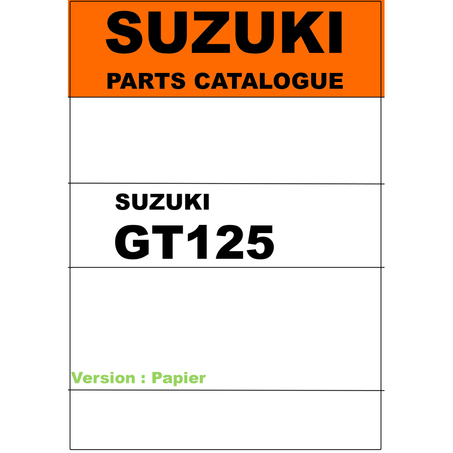 Part List ( liste de piece ) - GT125 - Version Papier PList-GT125-P...