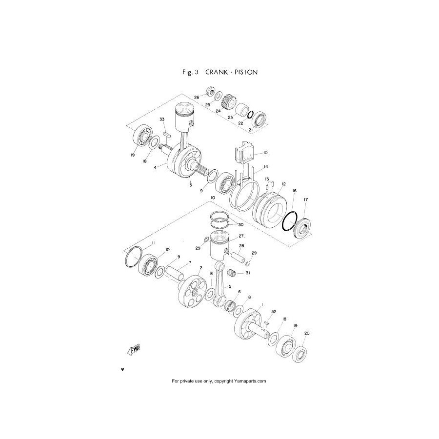 Liste de pieces - Parts List - RD125 - AS3 - Edition Papier - 1973 ...